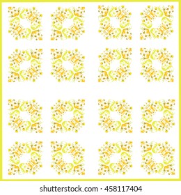 abstract   tile tablecloth ornament