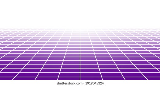 Abstract tiled background with perspective in purple colors