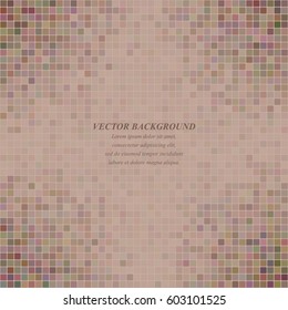 Abstract tiled square mosaic pattern background - vector illustration