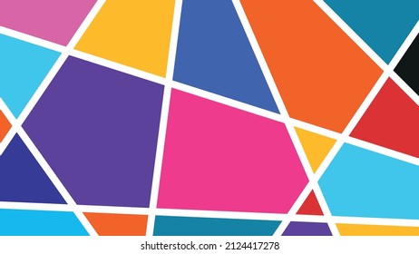 Abstract tiles multicolor background use for website and illustration