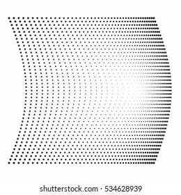 Abstract tiles pattern with a parametric scaling and arranging. Vector pavers texture for landscaping, gardening, architecture, design, concrete molding, stencils, printing, polygraphy