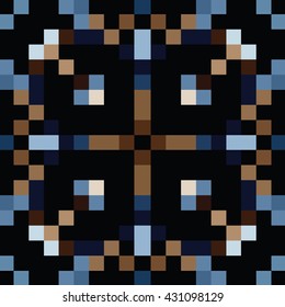 Abstract tiles seamless pattern. Cloth design, wallpaper.