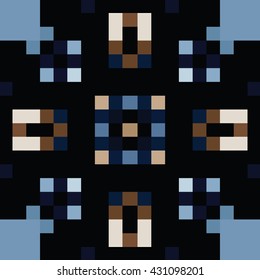 Abstract tiles seamless pattern. Cloth design, wallpaper.