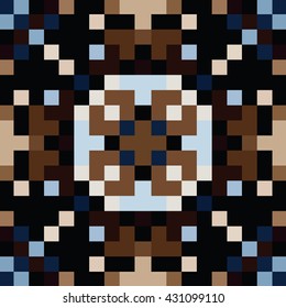 Abstract tiles seamless pattern. Cloth design, wallpaper.