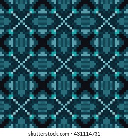 Abstract tiles seamless pattern. Cloth design, wallpaper.