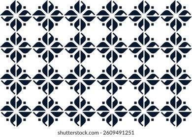 Abstract tile-style black and white background pattern. Perfect for branding, wrapping, digital prints, wallpapers, packaging, and textile design. EPS10