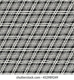 Abstract tilt grid check. Seamless pattern.