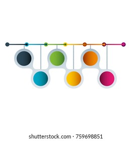 abstract time line design template