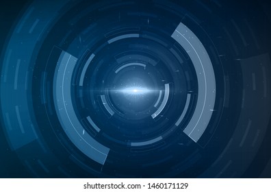 Abstract time travel background. Digital innovation concept for your design.