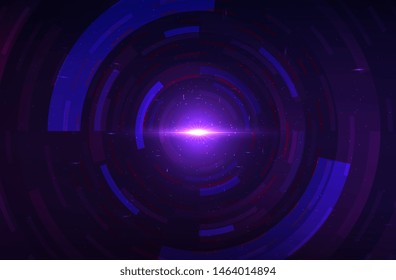 Abstract time travel background. Digital innovation concept for your design.