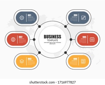 Abstract Timeline Infographic Element Design vector