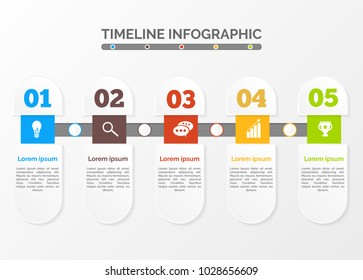 Abstract timeline infographics. Vector business template for presentation.