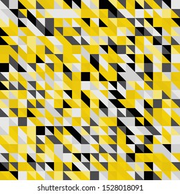 abstract tirangle yellow grey black