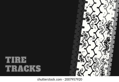 	
Abstract tire mark background design	