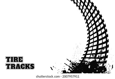 Abstract tire reflection background design 