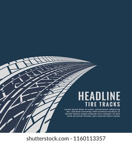 abstract tire tracks background design