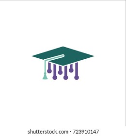 abstract toga hat vector illustration