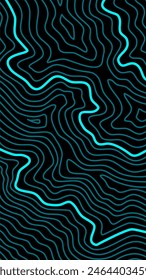fondo de línea de contorno topográfico abstracto. Fondo de pantalla de líneas onduladas Abstractas. fondo de pantalla abstracto. fondo de líneas onduladas estéticas. Fondo de contorno.