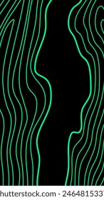 abstract topographic contour line background. Abstract wavy line wallpaper. abstract wallpaper. aesthetic wavy lines background. Contour background.