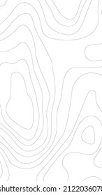 Abstract Topographic Contour Line Pattern