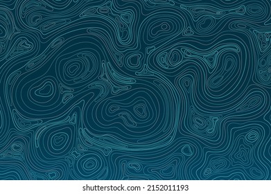 Abstract topographic contour in lines and contours. Curve modern lines. Graphic concept for your design.