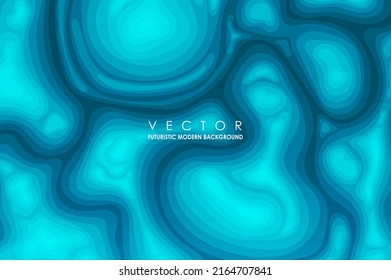 Abstract topographic contour in lines and contours. Curve modern lines. Graphic concept for your design.