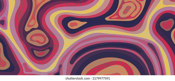 Abstract topographic contour in lines and contours. Curve modern lines. Graphic concept for your design.