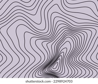 Abstract topographic contours map background. circular topography. Abstract vector illustration.