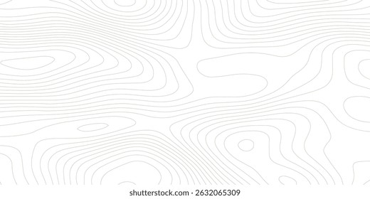 Fondo Abstractas del mapa de contornos topográficos, mapa de contorno geográfico del Vector con patrones topográficos en estilo Antiguas Outdoors. Plantilla Mundial de Mapas.