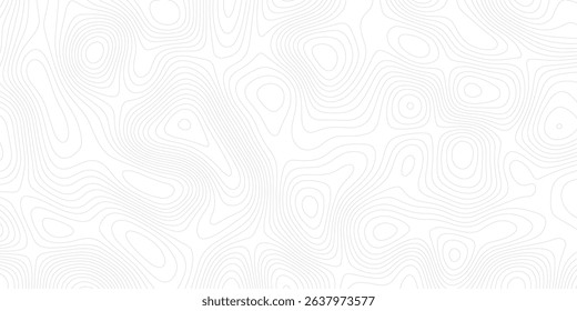 Abstract topographic contours map background, Vector contour topographic map background.geometric strip grid line topo map technology modern design white background