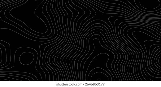 Abstract topographic contours map background, Vector geographic contour map Topographic patterns Vintage outdoors style. World map Template. 