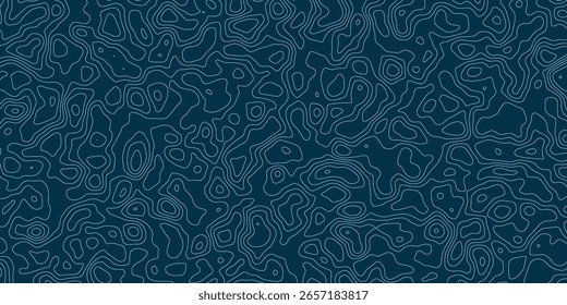 Abstrakte topographische Konturen Karte Hintergrund, Vektor geographische Kontur Karte Topographische Muster Vintage Outdoor-Stil. Weltkarte Vorlage. 