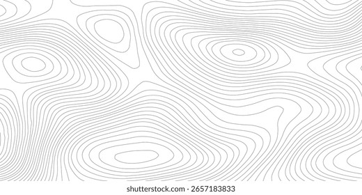 Fondo Abstractas del mapa de contornos topográficos, mapa de contorno geográfico del Vector Patrones topográficos Antiguas estilo al aire libre. Plantilla del mapa mundial. 