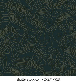 Abstract topographic contours map background
