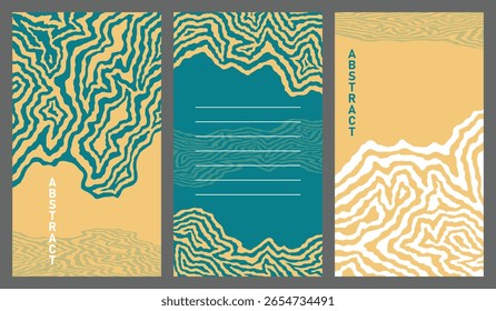 Abstrakte topographische Linie Kunsthintergrund, Buch, Menü, Cover, Poster