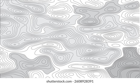 Abstract topographic lines. geographic grid map. topographic line contour map patterns background, Modern design with White background with topographic wavy pattern design. Vector illustration.