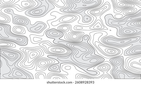Abstract topographic lines. geographic grid map. topographic line contour map patterns background, Modern design with White background with topographic wavy pattern design. Vector illustration.