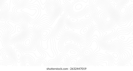 Abstract topographic lines seamless pattern background