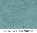 Abstract topographic map background. Green colour