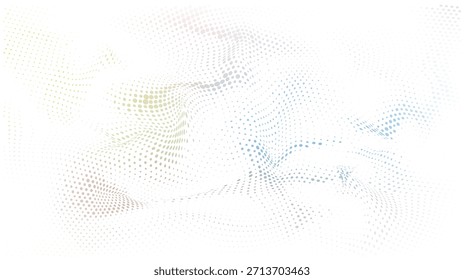 Mapa topográfico abstrato de uma paisagem fictícia com linhas de contorno e tons de cor