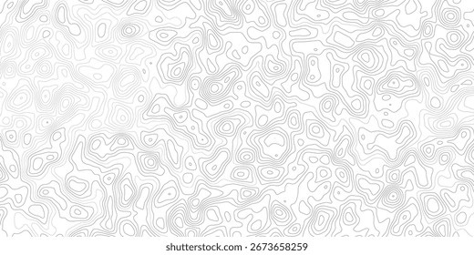 Abstrakte topographische Kartenlinien Hintergrund. Abstrakte Vektorgrafik.