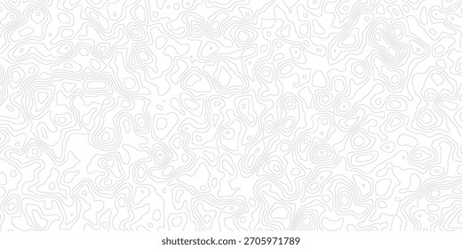 Abstract topographic map lines background. Vector seamless background, subtle pattern. topographic map background concept.