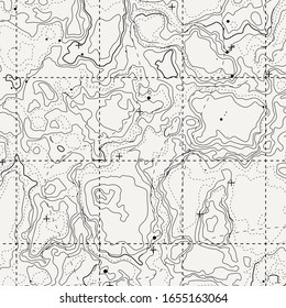 Abstract topographic map. Topo contour map background concept. Vector illustration