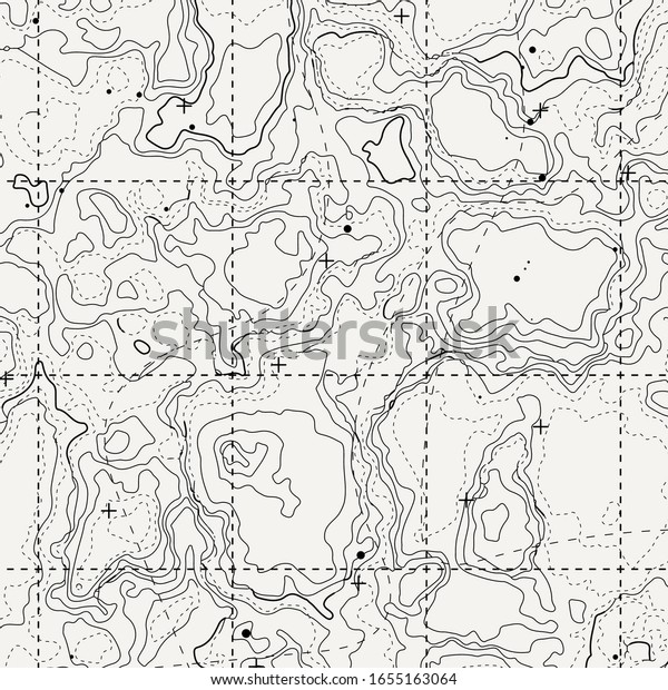 Abstract topographic map. Topo contour map\
background concept. Vector\
illustration