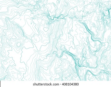 abstract topographic map, vector illustration