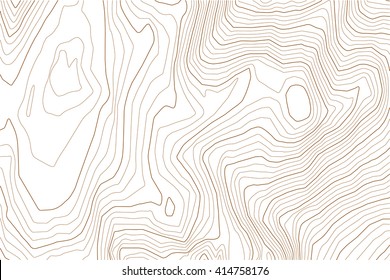 Abstract Topographic Map. Vintage Vector Background.