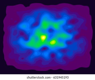  Abstract topographic map.Vector colorful illustration.