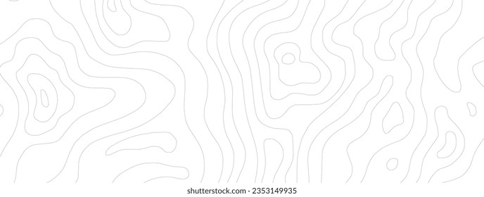 Abstract Topographic Pattern Banner Background