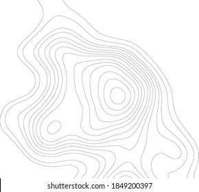 Patrón topográfico abstracto en blanco y negro