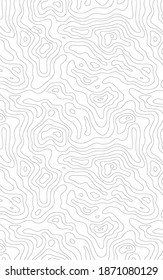 Abstraktes topographisches Muster in Schwarz-Weiß